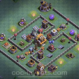 Best Builder Hall Level 5 Max Levels Base with Link - Copy Design - BH5 - #16