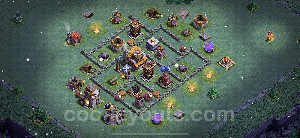 Best Builder Hall Level 5 Base with Link - Clash of Clans - BH5 Copy - (#29)
