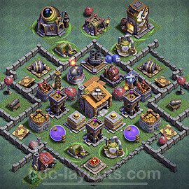 Best Builder Hall Level 6 Base with Link - Clash of Clans - BH6 Copy - (#12)