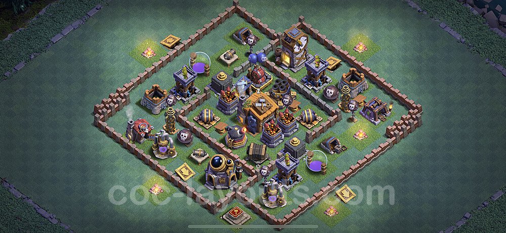 Best Builder Hall Level 7 Base with Link - Clash of Clans - BH7 Copy - (#5)