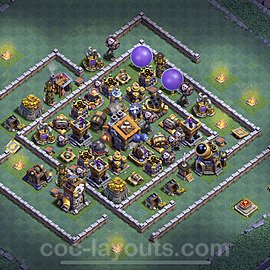 Best Builder Hall Level 9 Base with Link - Clash of Clans - BH9 Copy - (#36)