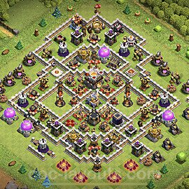 Anti GoWiWi / GoWiPe TH11 Base Plan with Link, Copy Town Hall 11 Design 2023, #81