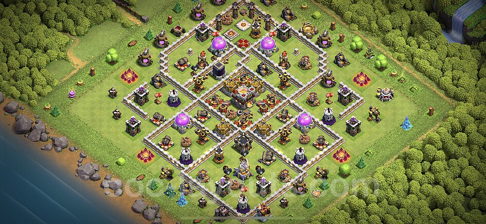 Anti Everything TH11 Base Plan with Link, Hybrid, Copy Town Hall 11 Design 2023, #83