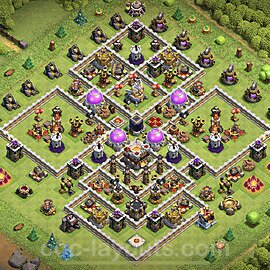 Base plan TH11 (design / layout) with Link, Anti Everything, Hybrid for Farming 2023, #15