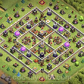 Base plan TH11 (design / layout) with Link, Anti 2 Stars, Hybrid for Farming 2023, #44