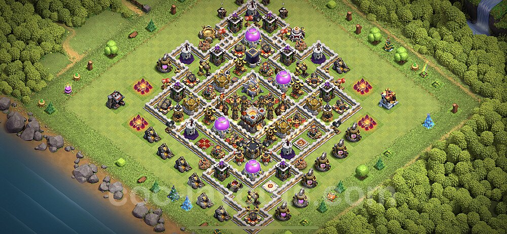 Base plan TH11 Max Levels with Link, Anti 2 Stars for Farming 2023, #47
