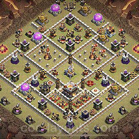 Die Maximal Clan War Base RH11 + Link, Anti Alles 2023 - COC Rathaus Level 11 Kriegsbase (CK / CW) - #87