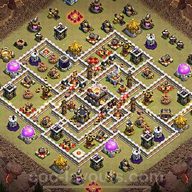 Die Clan War Base RH11 + Link, Anti Air / Electro Dragon 2023 - COC Rathaus Level 11 Kriegsbase (CK / CW) - #88