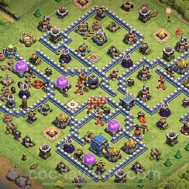 Full Upgrade TH12 Base Plan with Link, Anti 3 Stars, Copy Town Hall 12 Max Levels Design 2024, #114