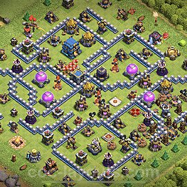 Full Upgrade TH12 Base Plan with Link, Anti 3 Stars, Copy Town Hall 12 Max Levels Design 2024, #117