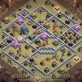 TH12 Max Levels CWL War Base Plan with Link, Anti Everything, Copy Town Hall 12 Design 2024, #139