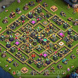 Base plan TH14 Max Levels with Link, Legend League for Farming 2024, #43