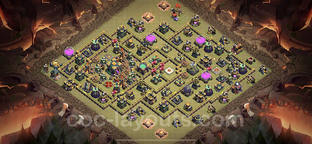 Best Anti 2 Stars War Base TH14 With Link 2022 Town Hall Level 14 CWL