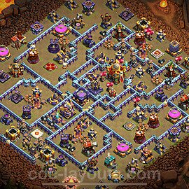 Die Clan War Base RH16 + Link, Anti Alles 2024 - COC Rathaus Level 16 Kriegsbase (CK / CW) - #13