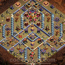 Die Clan War Base RH16 + Link 2024 - COC Rathaus Level 16 Kriegsbase (CK / CW) - #42
