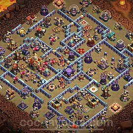 Die Clan War Base RH16 + Link 2024 - COC Rathaus Level 16 Kriegsbase (CK / CW) - #8