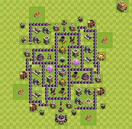 Base plan TH7 (design / layout) for Farming, #32