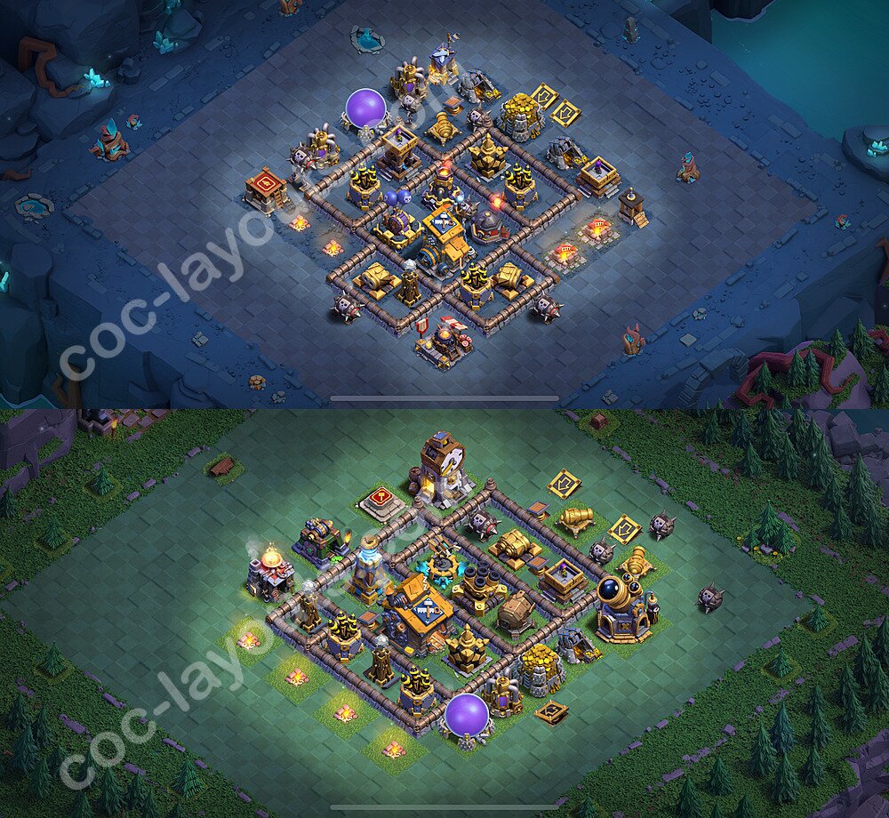 Layout da base Vila do Construtor CV10 com link 2026, #24