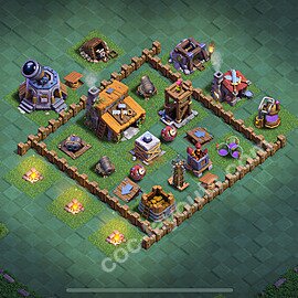 Best Builder Hall Level 3 Anti 3 Stars Base - Design 2025 - BH3 - #17