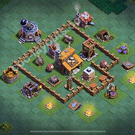 Unbeatable Builder Hall Level 3 Base - Design 2025 - BH3 - #19