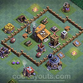 Best Builder Hall Level 3 Base - Clash of Clans - BH3 - (#5)