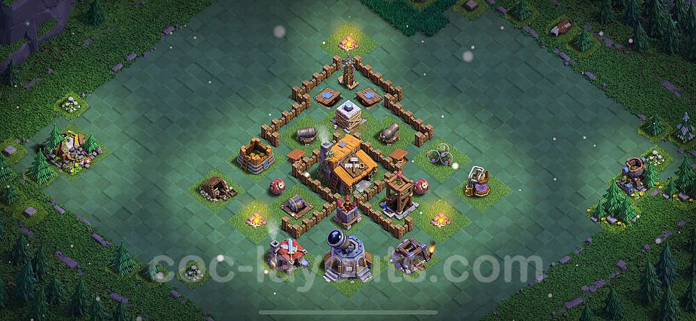 Best Builder Hall Level 3 Anti 3 Stars Base - Design 2023 - BH3 - #26