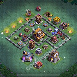 Miglior Layout per sala del costruttore livello 4 + Link - Base Clash of Clans 2025 - (#8)