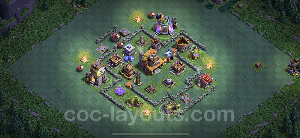 Best Builder Hall Level 4 Base with Link - Clash of Clans 2022 - BH4 Copy - (#44)