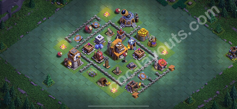 4级建筑大师大木营基础部落衝突 - (型44)