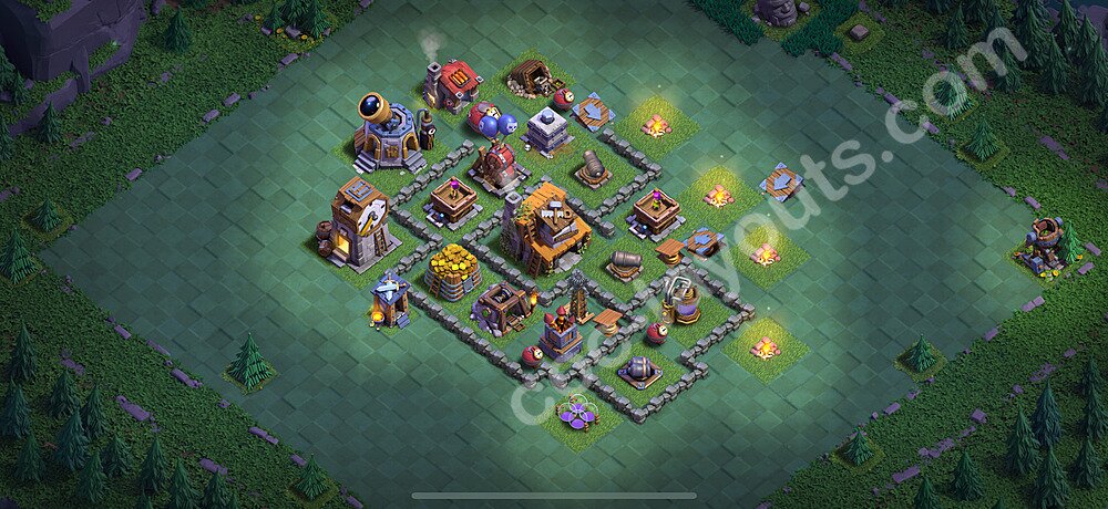 Layout da base Vila do Construtor CV4 com link 2025, #49