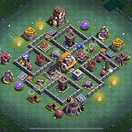 مخطط قاعدة قاعة البناء  2025 - مستوى قاعة البناء 5 - المتغير 19