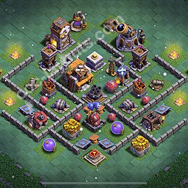 مخطط قاعدة قاعة البناء  2025 - مستوى قاعة البناء 5 - المتغير 30