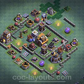 Best Builder Hall Level 5 Base with Link - Clash of Clans - BH5 Copy - (#47)