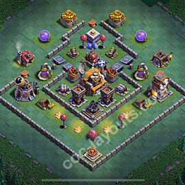 مخطط قاعدة قاعة البناء  2025 - مستوى قاعة البناء 5 - المتغير 57