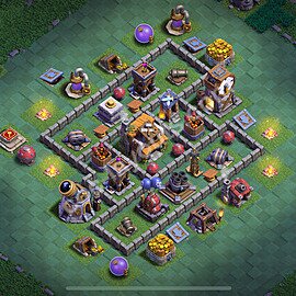 Layout da base Vila do Construtor CV5 com link 2025, #62