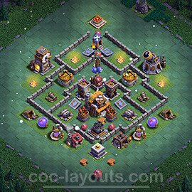 Best Builder Hall Level 5 Anti Everything Base with Link - Copy Design 2022 - BH5 - #63