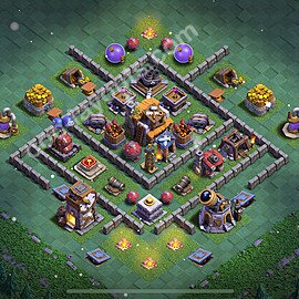 Base Sala del Costruttore livello 5 + Link - Maxato Disposizione Villaggio COC 2025 - #8