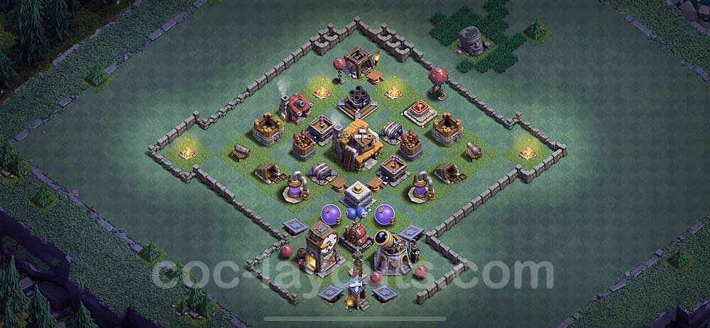 Best Builder Hall Level 5 Base with Link - Clash of Clans - BH5 Copy - (#45)