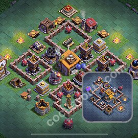 Base Sala del Costruttore livello 6 + Link - Maxato Disposizione Villaggio COC 2026 - #38