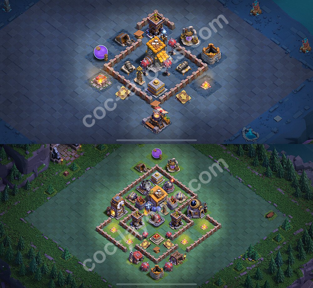 Top Anti 2 Etoiles Maison des ouvriers 6 Base + Lien (Link) 2026 - MDO 6 / HDV 6 - #44