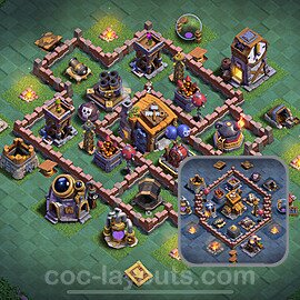 Best Builder Hall Level 7 Anti Everything Base with Link - Copy Design 2024 - BH7 - #62