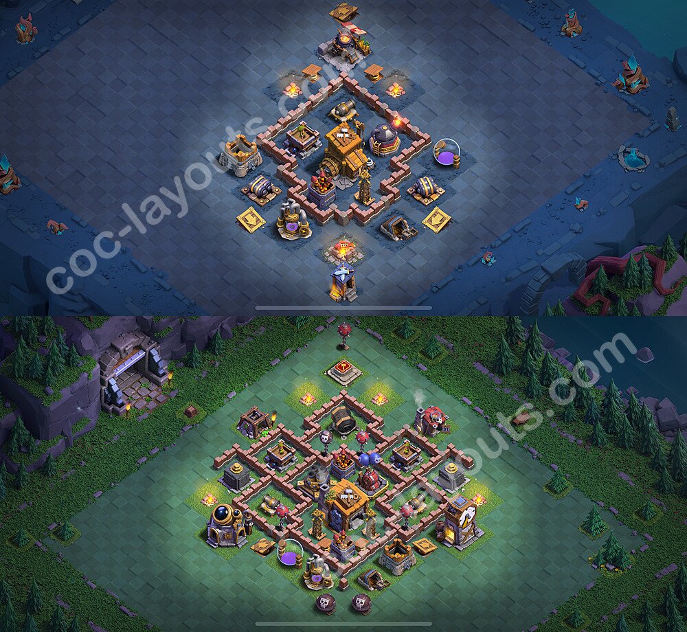 Top Anti 3 Etoiles Maison des ouvriers 7 Base + Lien (Link) 2026 - MDO 7 / HDV 7 - #69