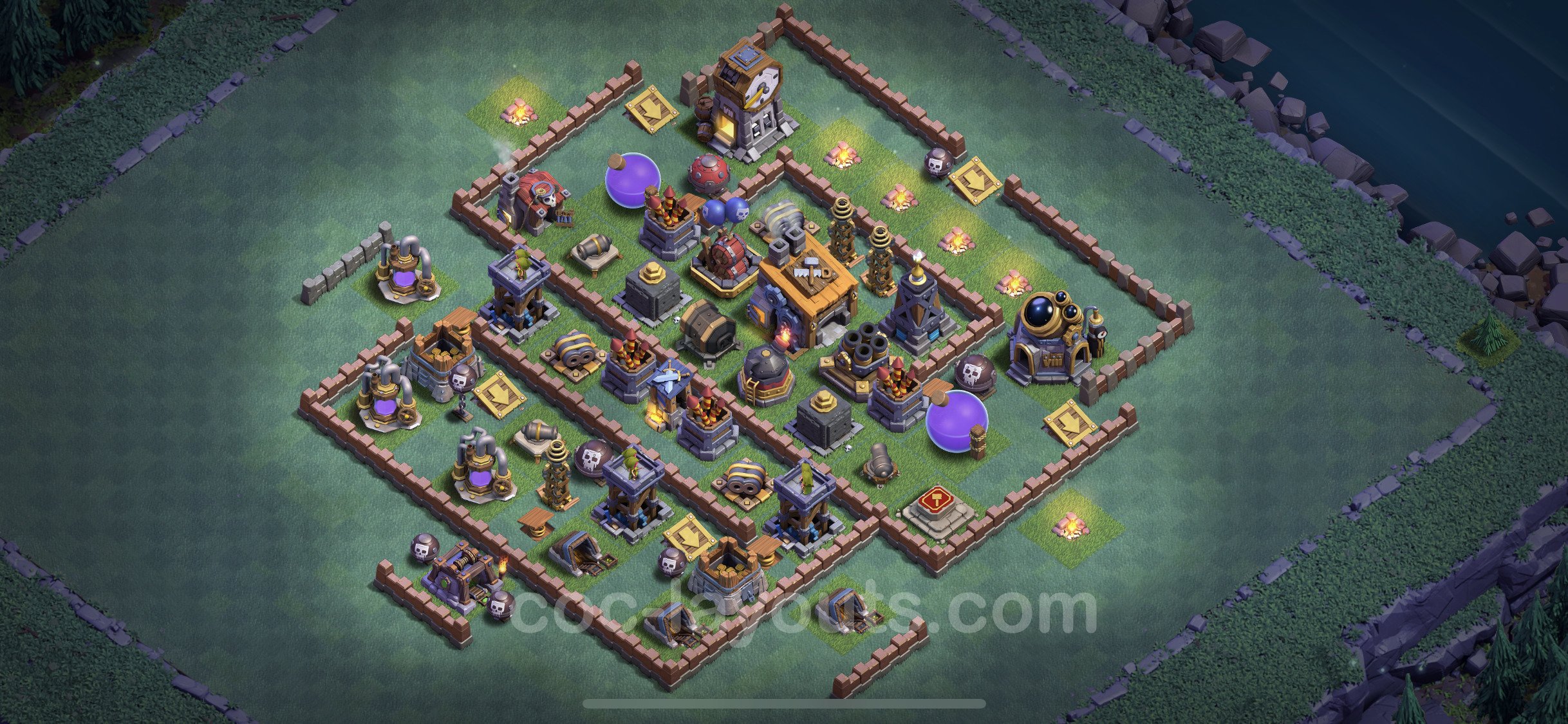 Clash of clans bh8 base
