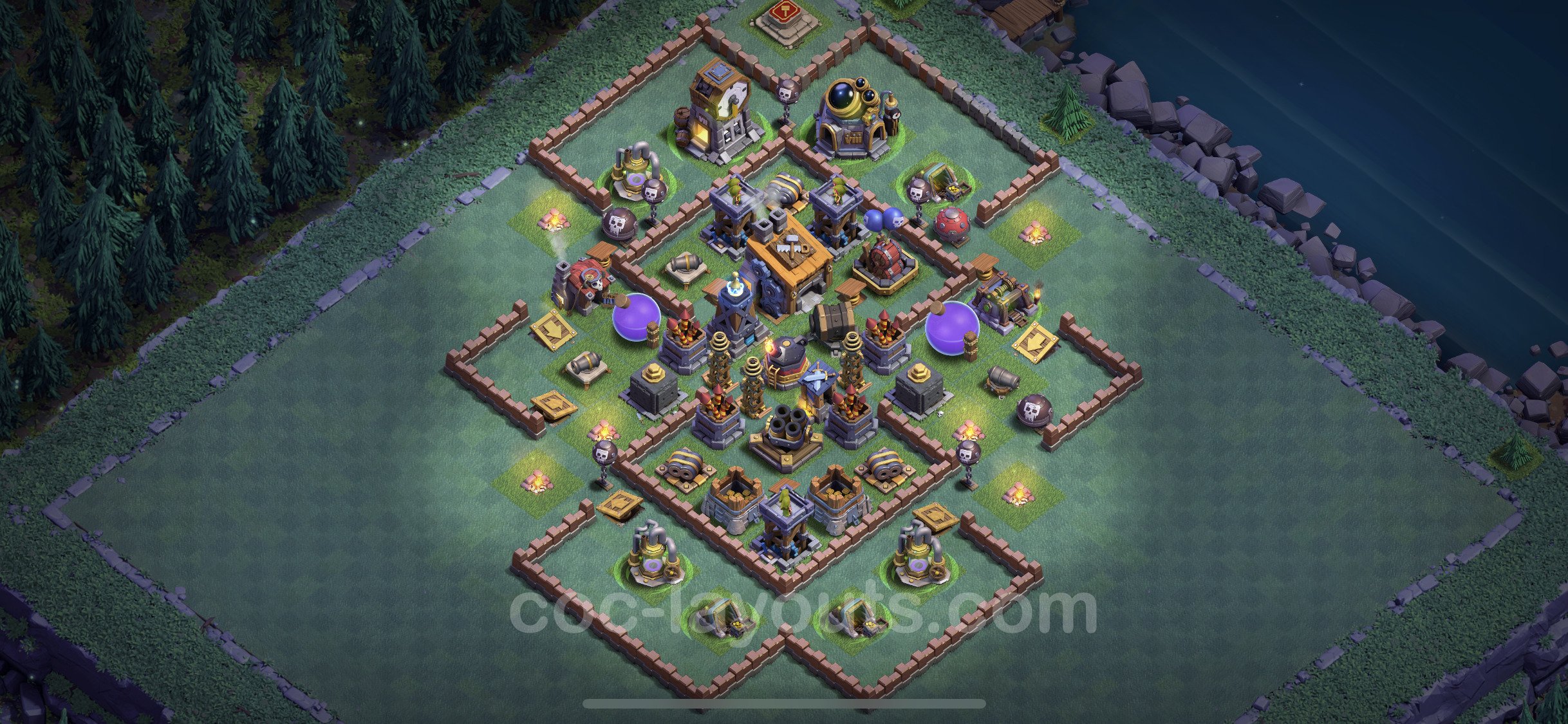 Clash of clans bh8 base