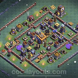 Best Builder Hall Level 8 Anti Everything Base with Link - Copy Design - BH8 - #10
