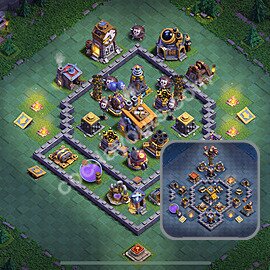 Layout da base Vila do Construtor CV8 com link 2026, #26