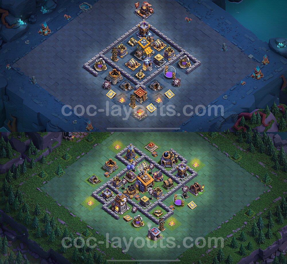 Layout da base Vila do Construtor CV8 com link 2025, #29