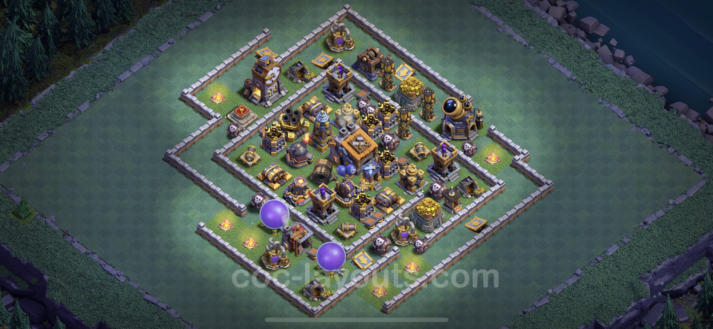 Here are the anti 2 star best new bh9 base link 2020 in clash of clans. 
