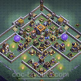 Best Builder Hall Level 9 Max Levels Base with Link - Copy Design - BH9 - #11