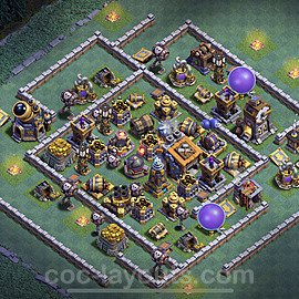 Best Builder Hall Level 9 Base with Link - Clash of Clans - BH9 Copy - (#17)